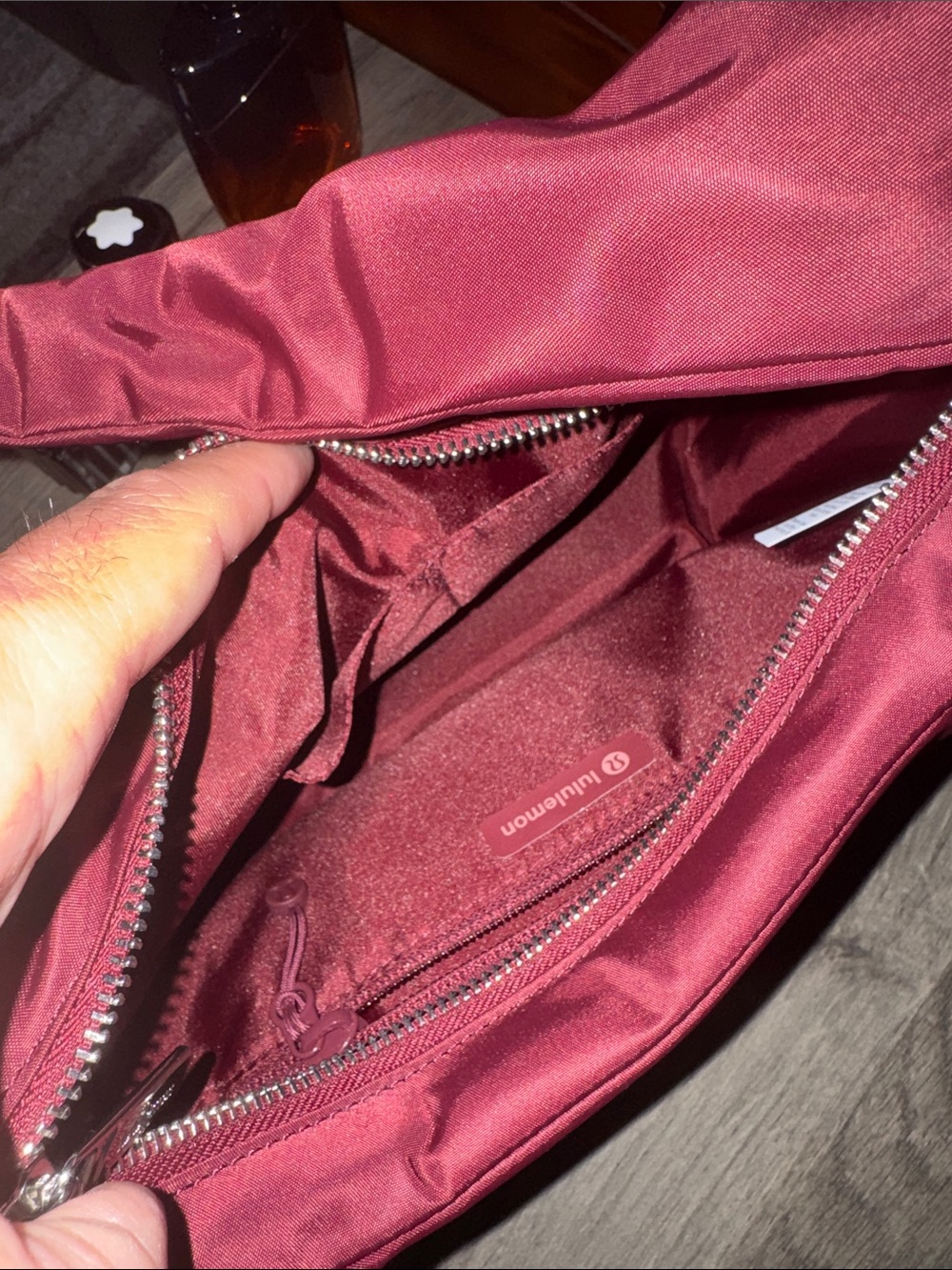 lululemon athletica Maroon Crescent Shoulder Bag - Picture 3 of 4